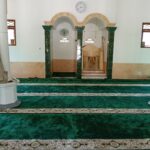 Pemasangan karpet masjid tebal 24mm di Masjid Roudhotul Hidayah Bangkalan Madura